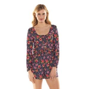 LC Lauren Conrad Long Sleeve Romper